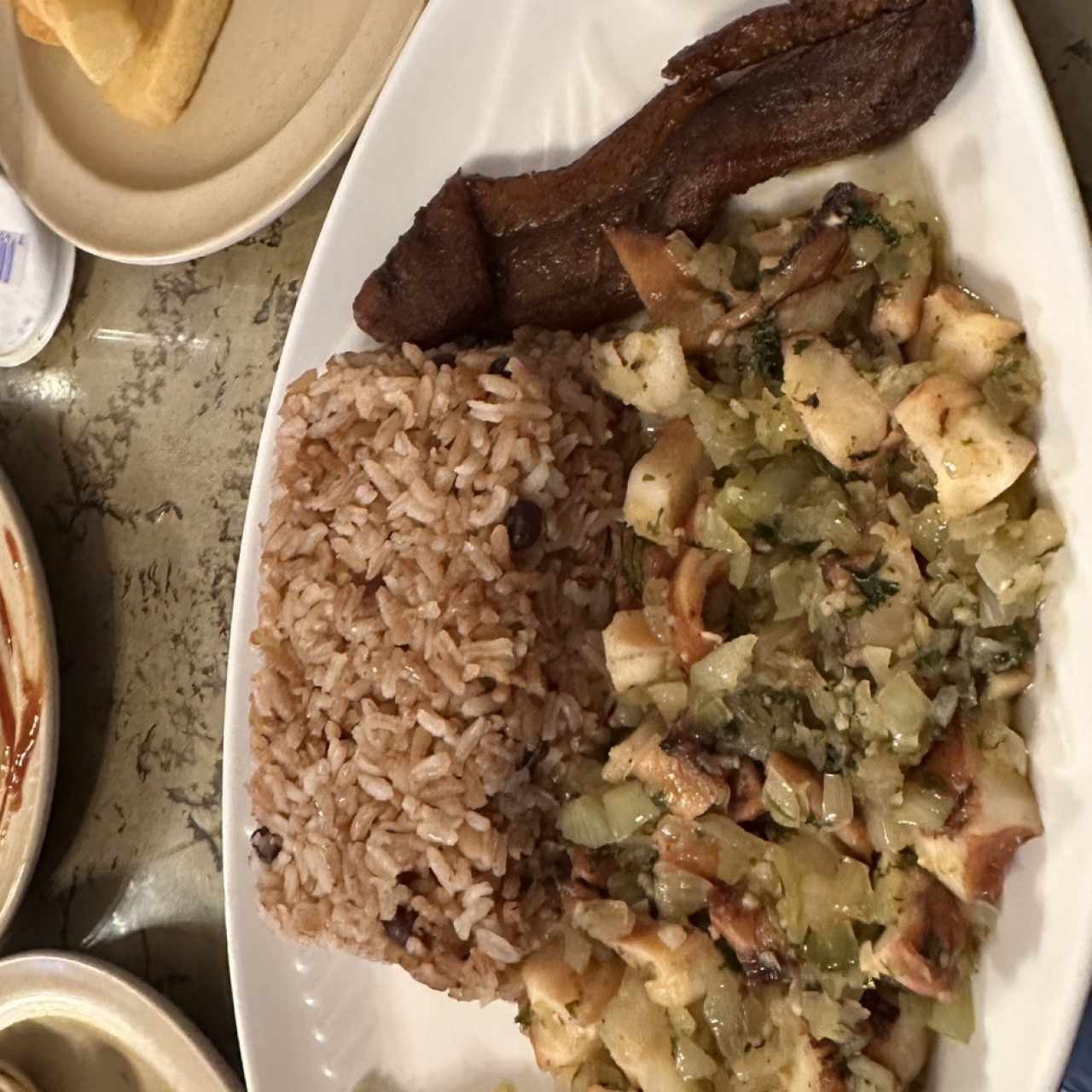 Mariscos - Pulpo al Ajillo