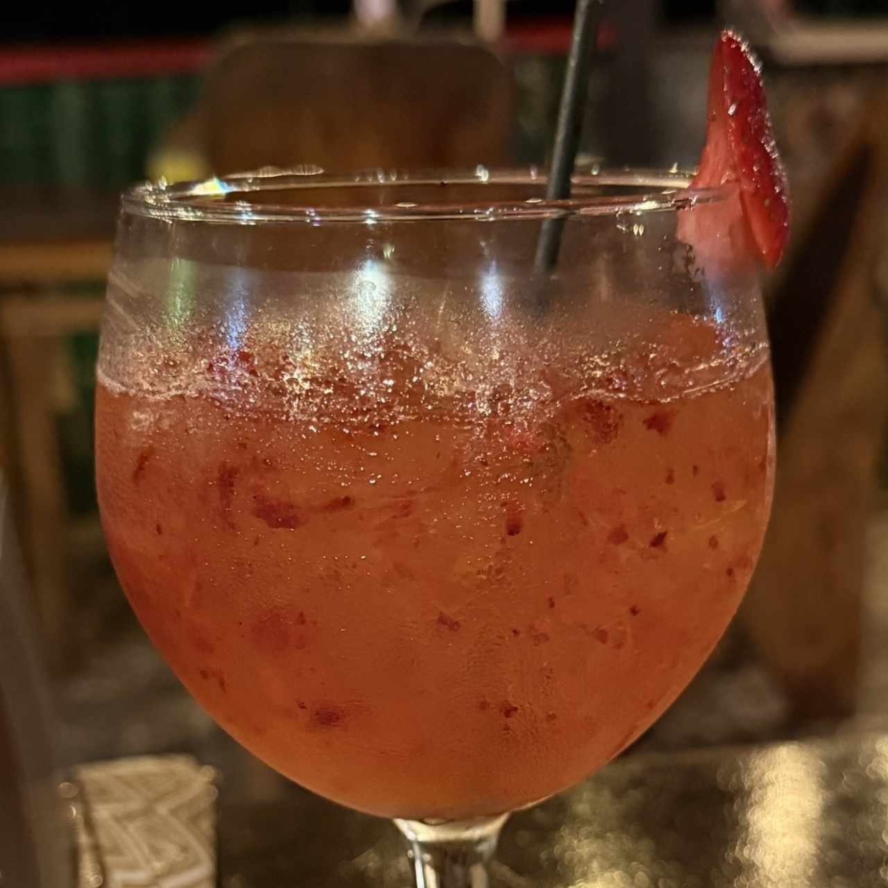 Gin tonic fresa