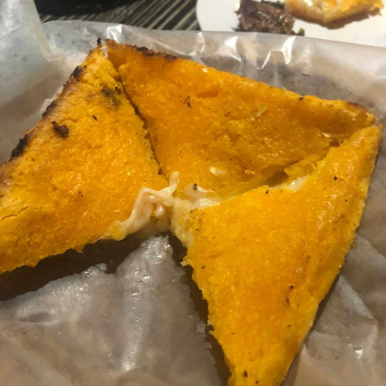 Arepa con queso