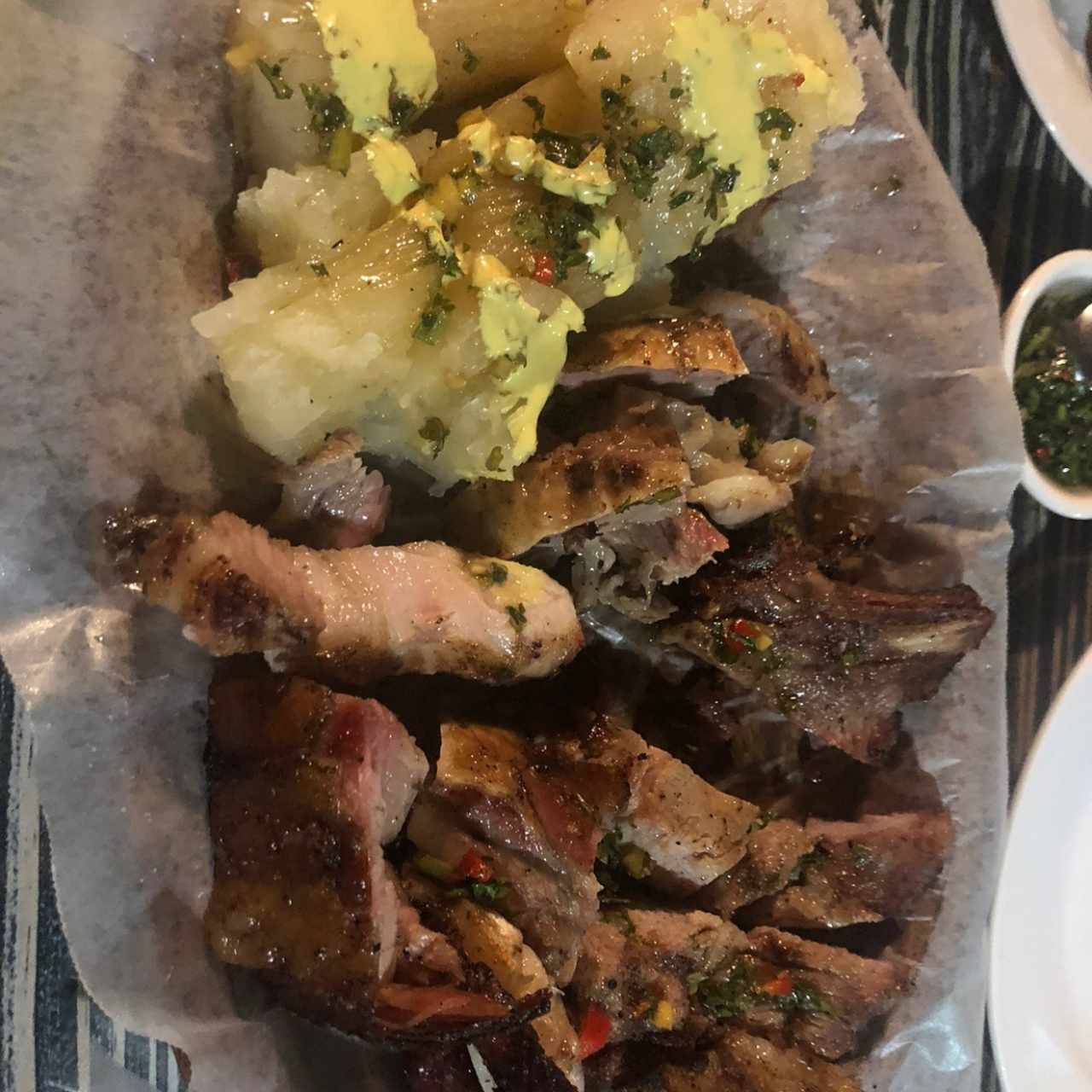 Picada con Yuca