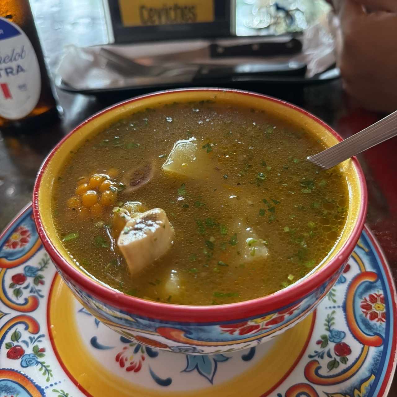 Sopa de Costilla de Ternera