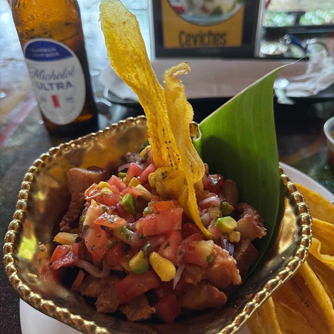Ceviche de chicharrón 