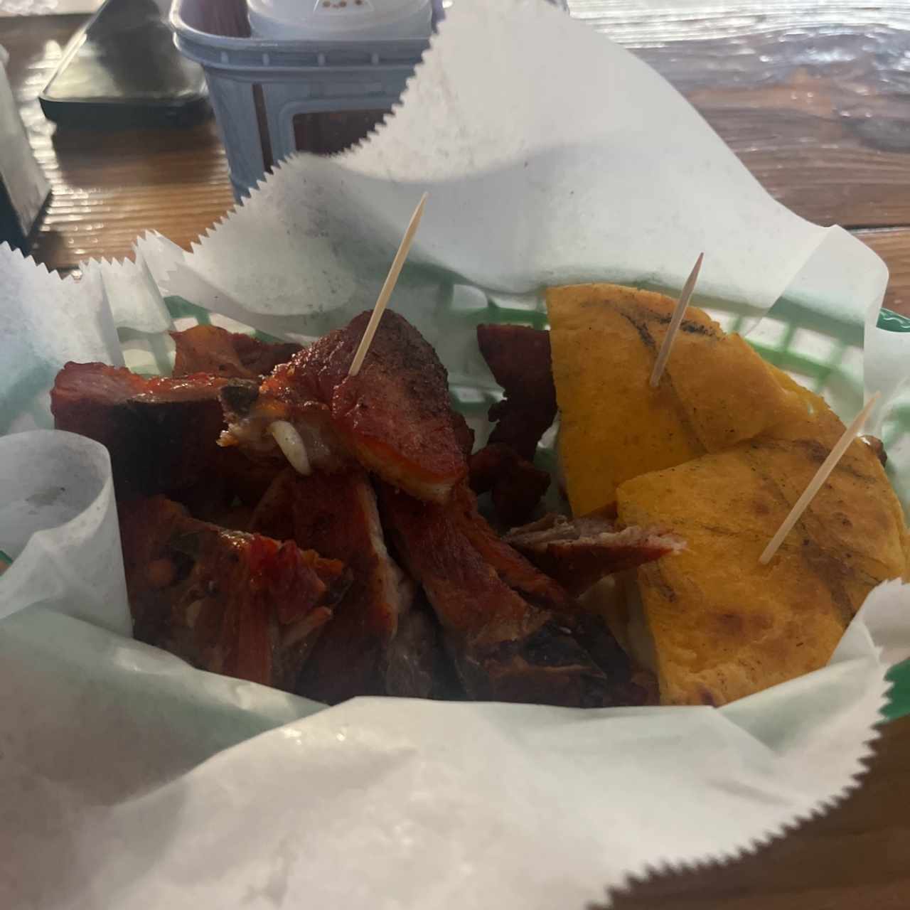 Arepa con una Sola Carne