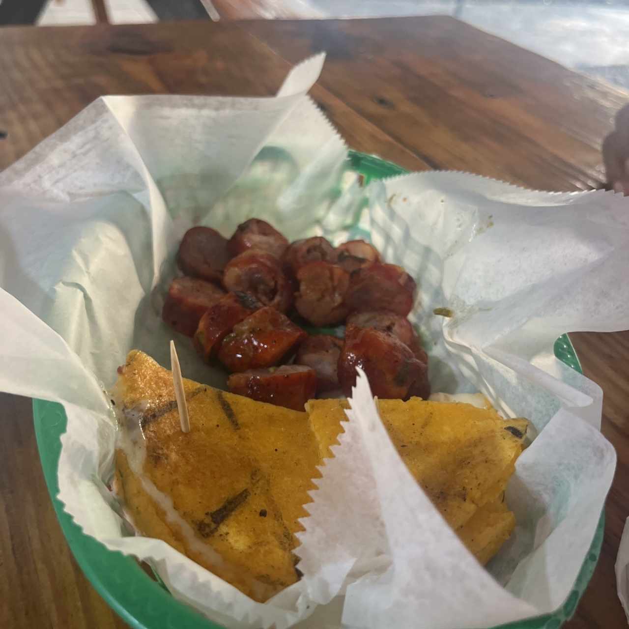 Arepa con una Sola Carne