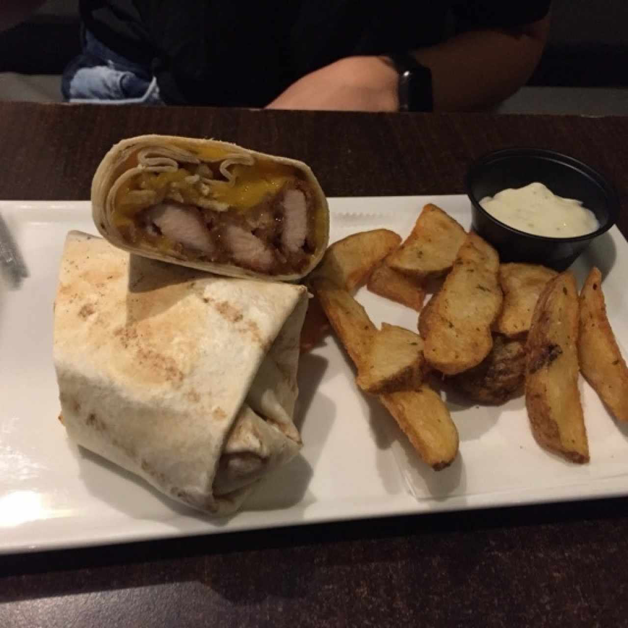 wrap de pollo
