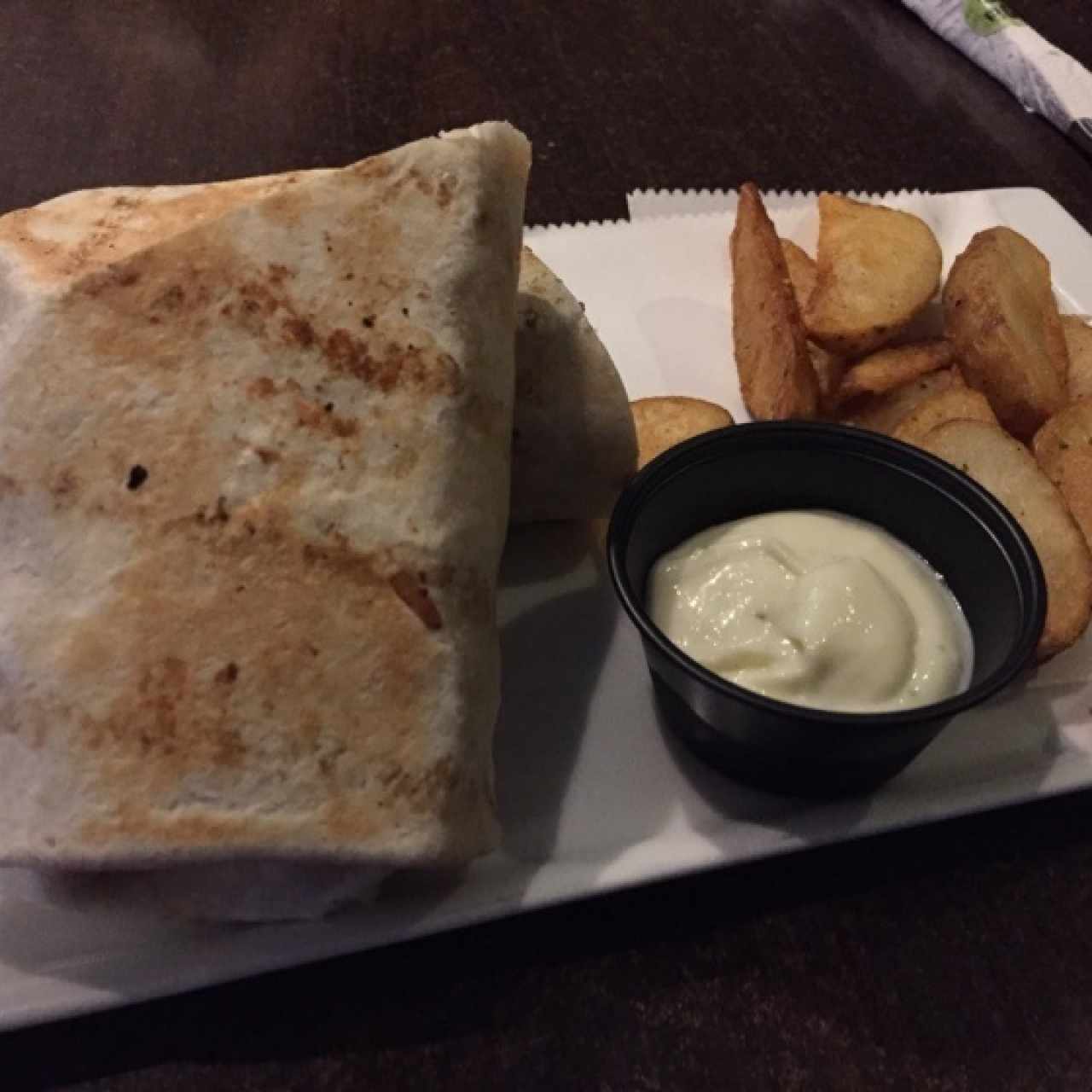 wrap de carne