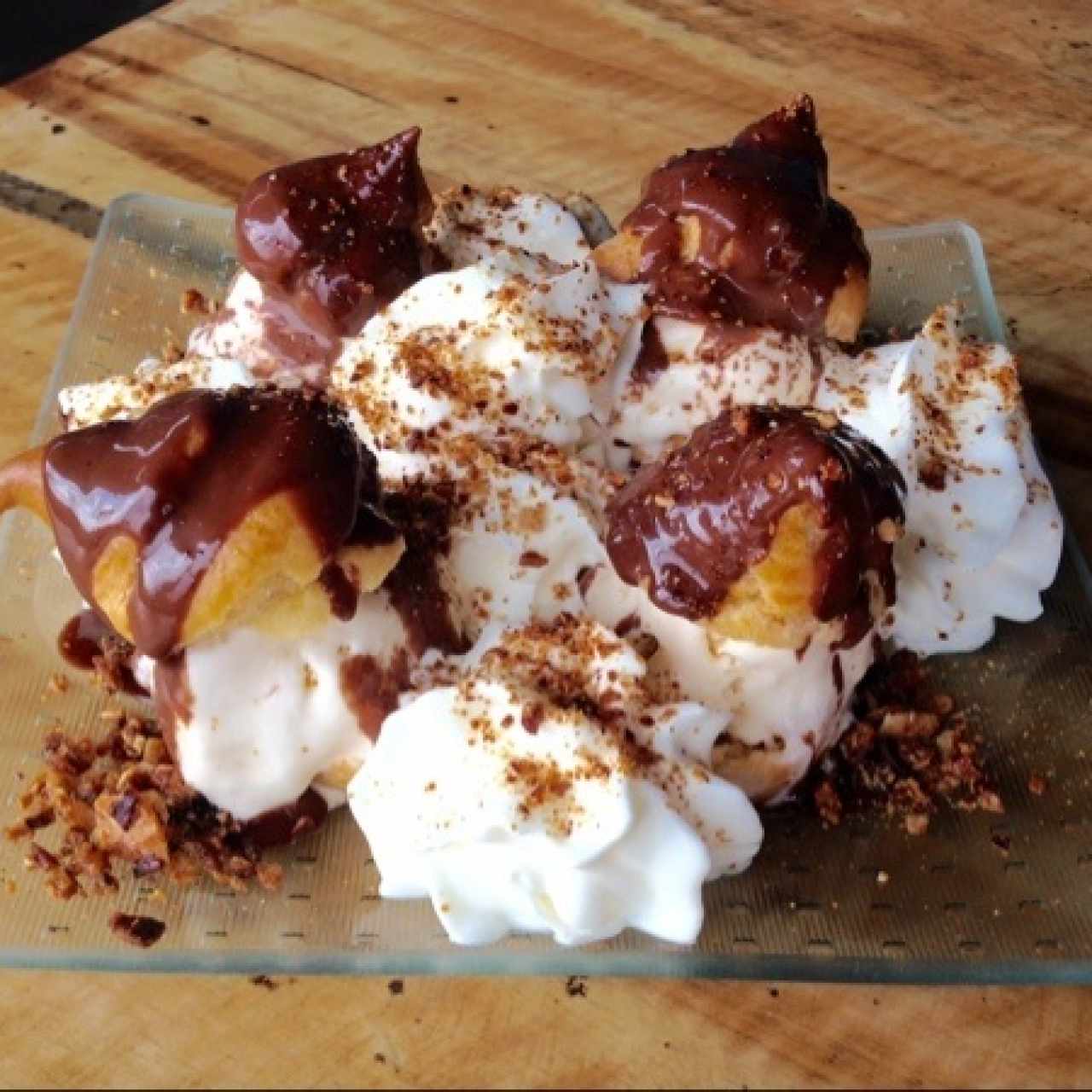 Profiterole de Chocolate