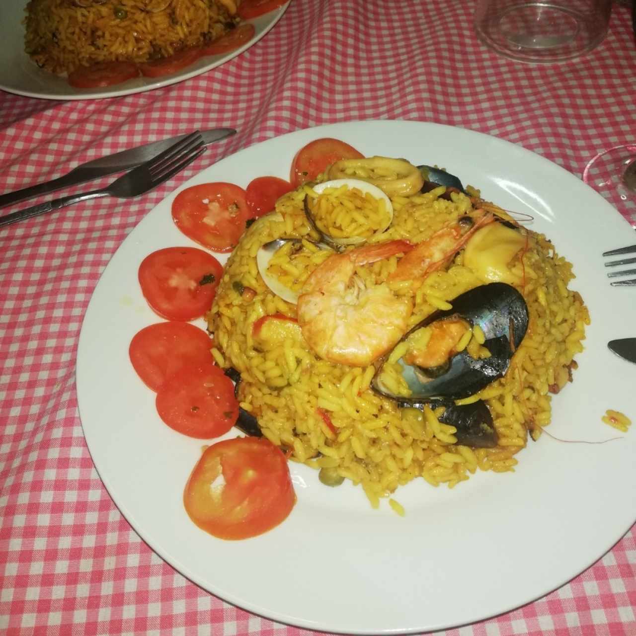 Paella de marisco 
