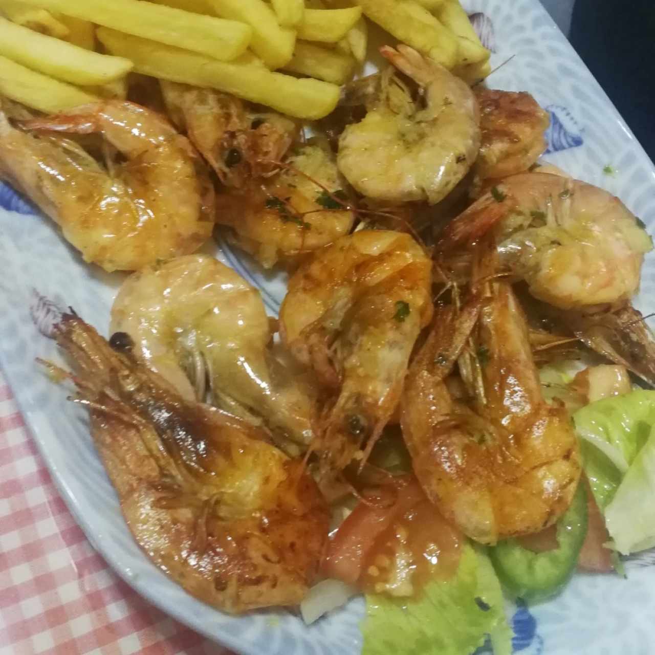 gambas asadas