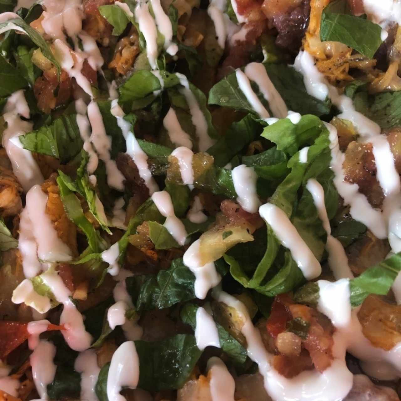 nachos de pollo