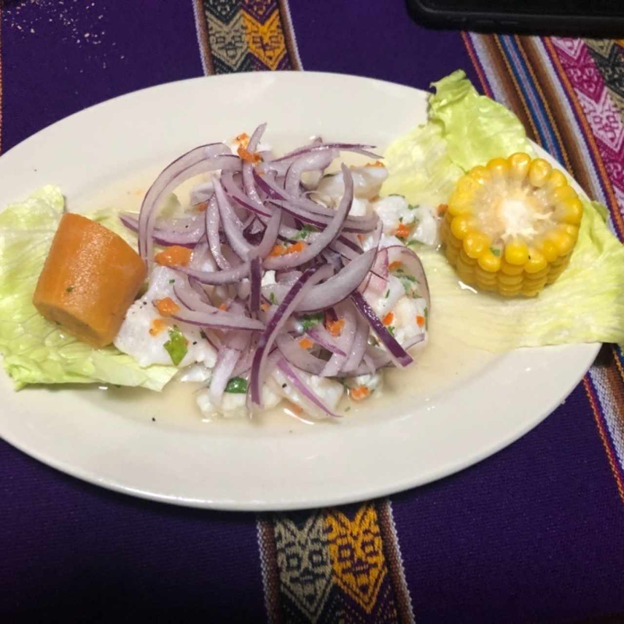 ceviche de corvina