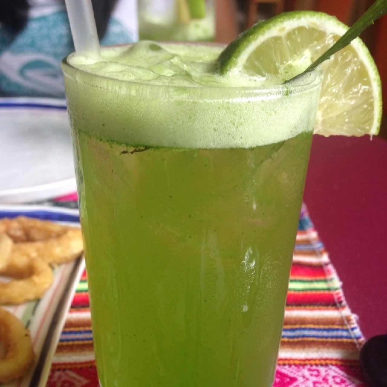 limonada de  hierba buena 