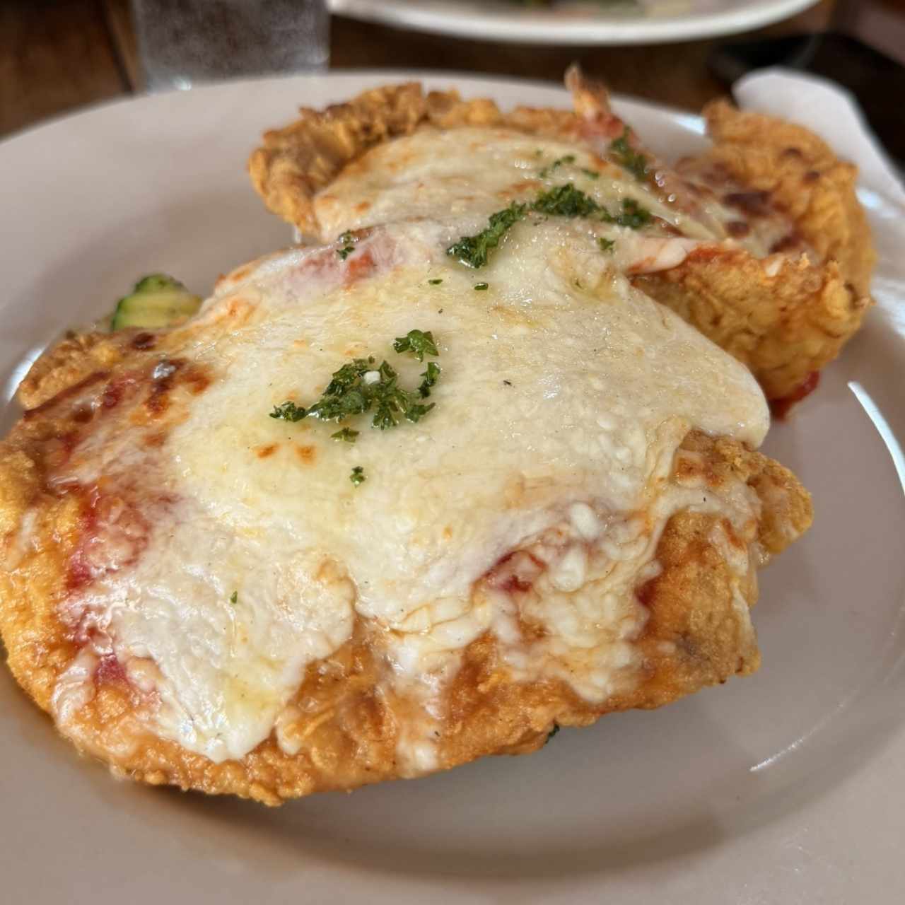 Pechuga Pollo Frito Gratinado