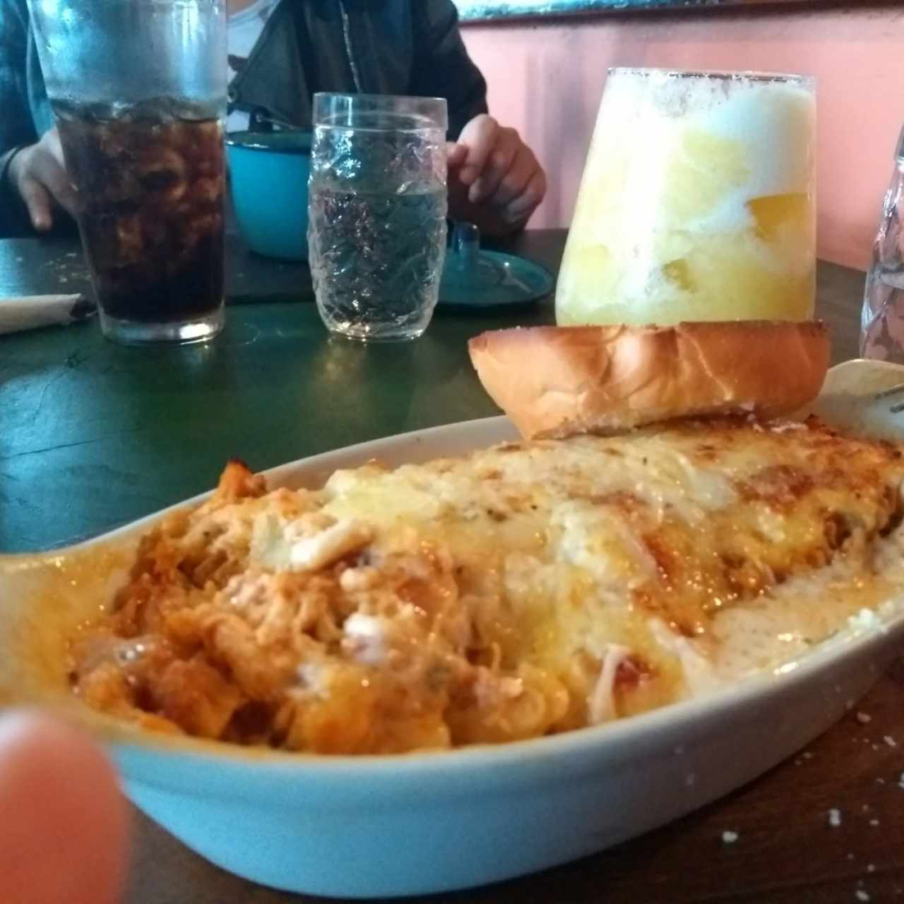 Lasaña de Pollo en salsa blanca