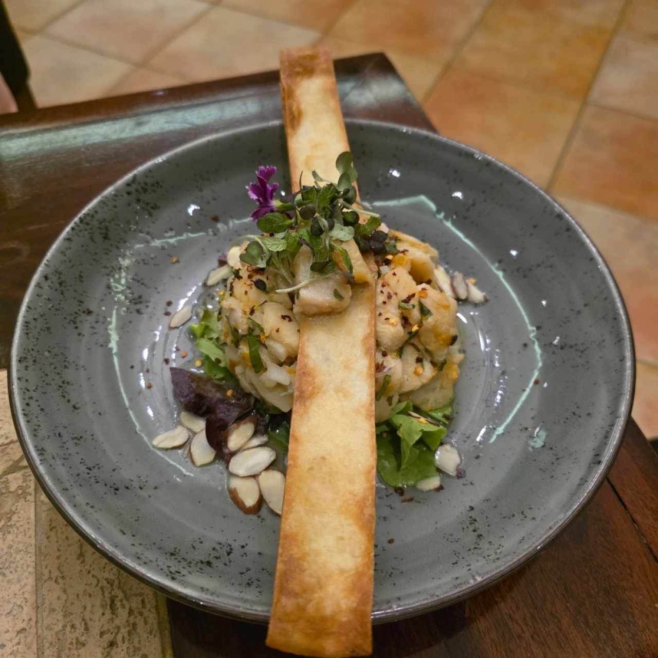 Ceviche de Pescado con maracuyá