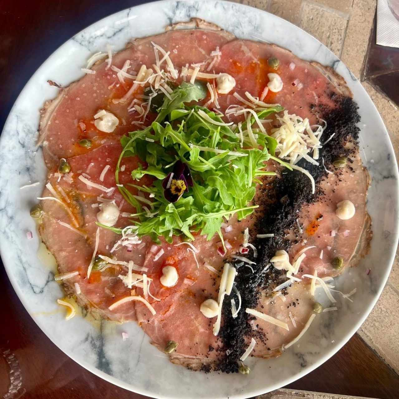 Entradas - Carpaccio de Res