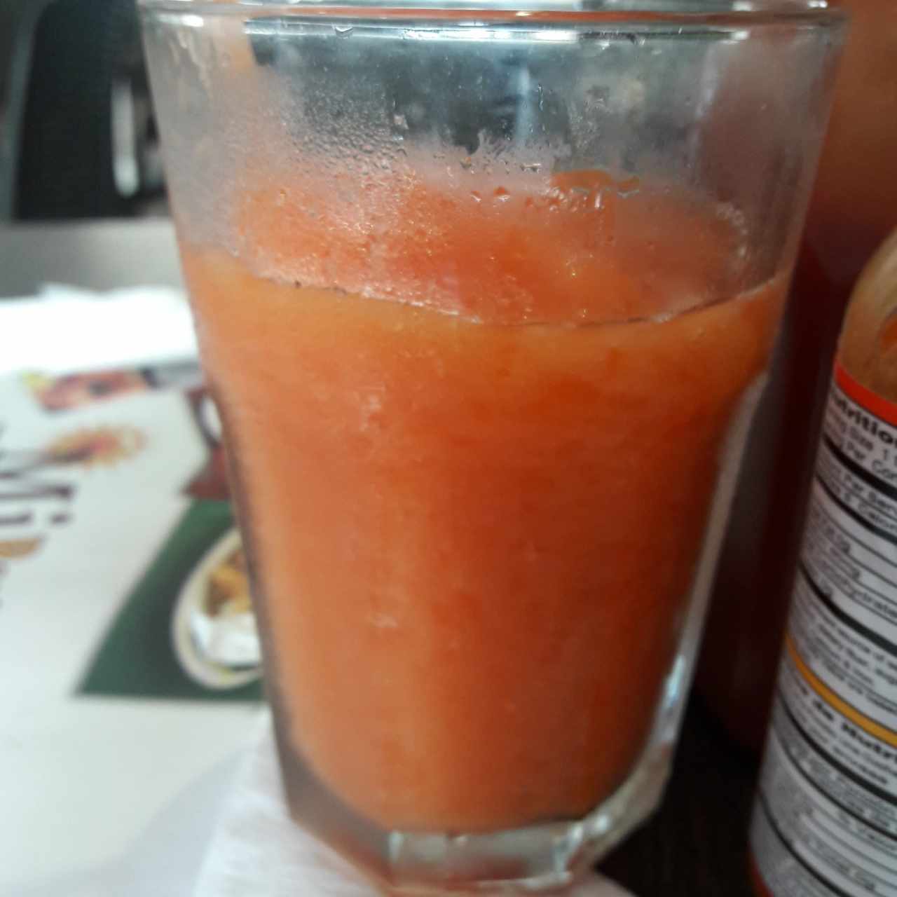 Batido de papaya