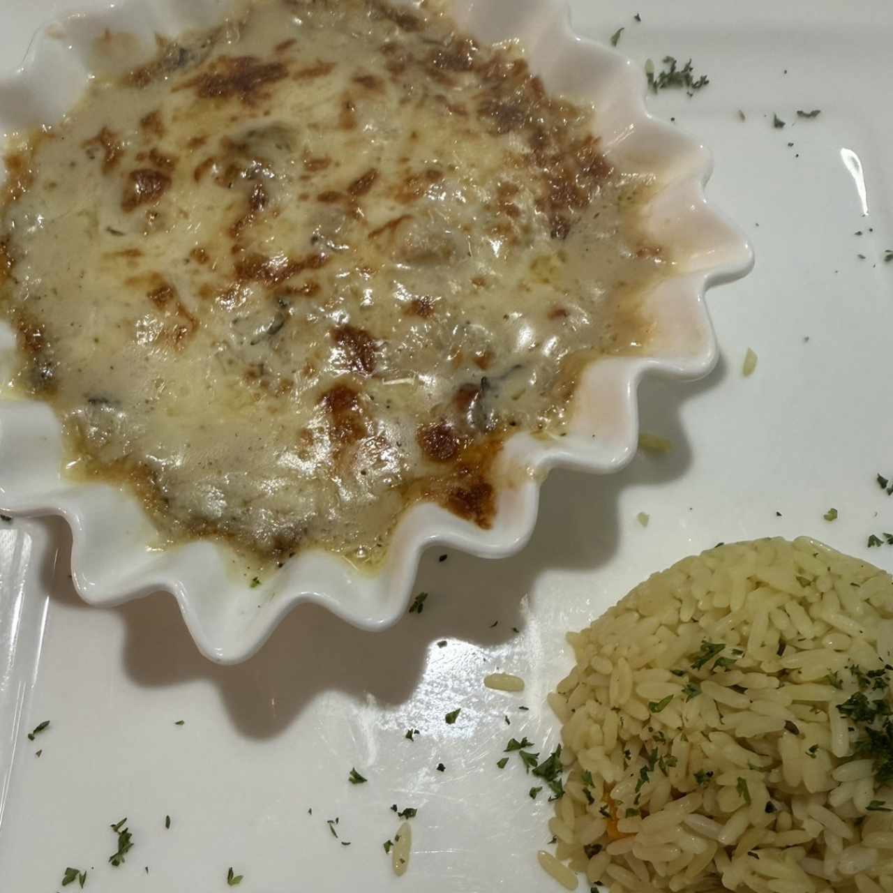 Gratinado de pescado 
