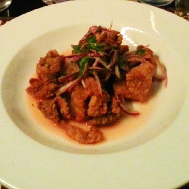 Ceciche frito en servido especial lo ame