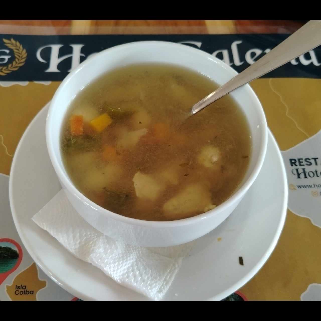 SOPAS - SOUPS - Consomé de pollo