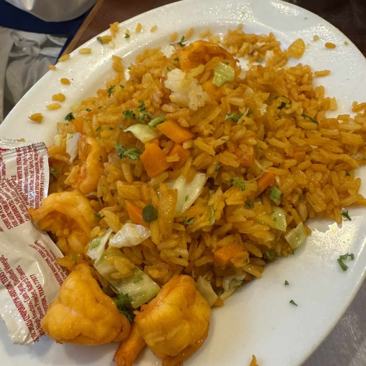 Arroz con Camarones
