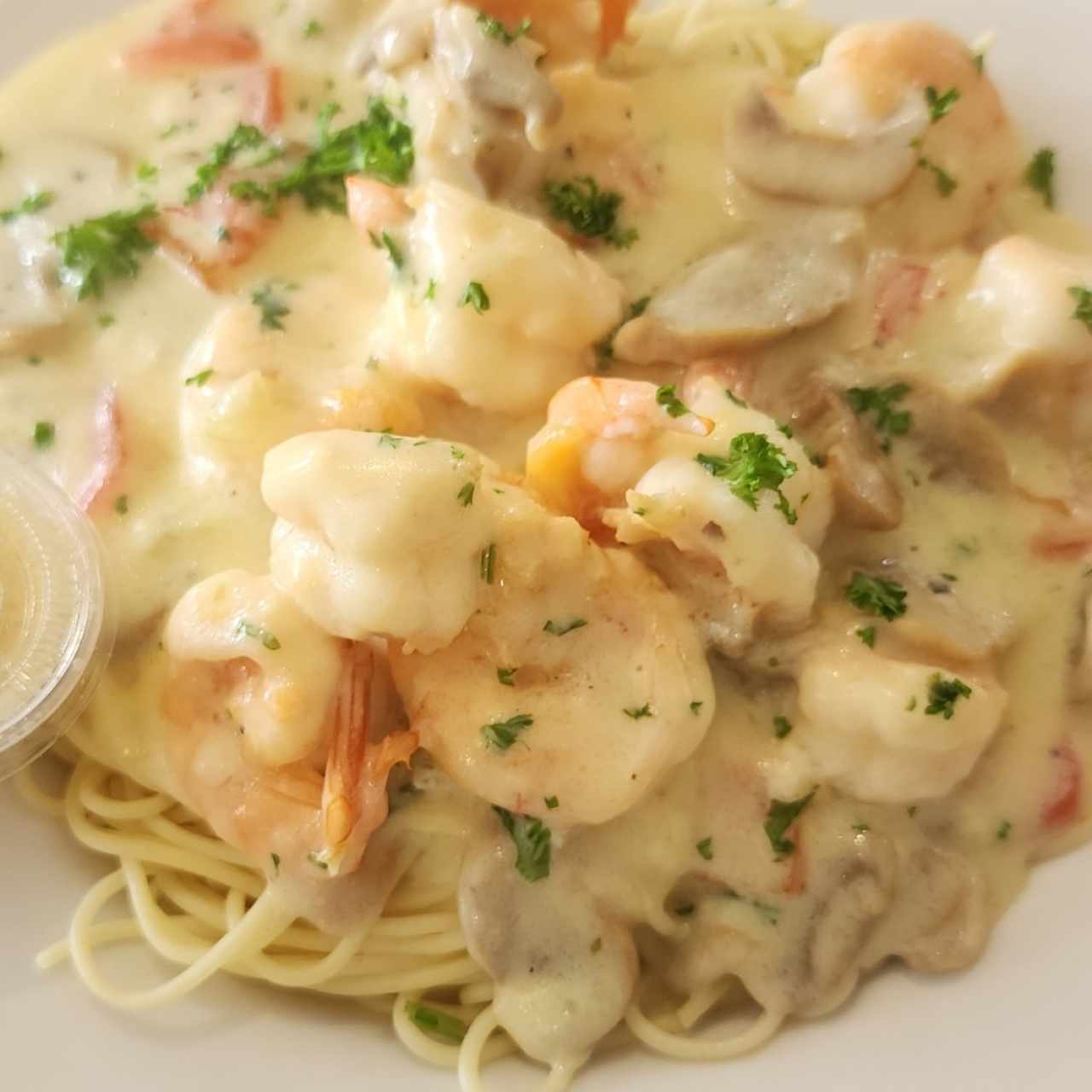 PASTAS - PASTA - Espaguettini con camarones