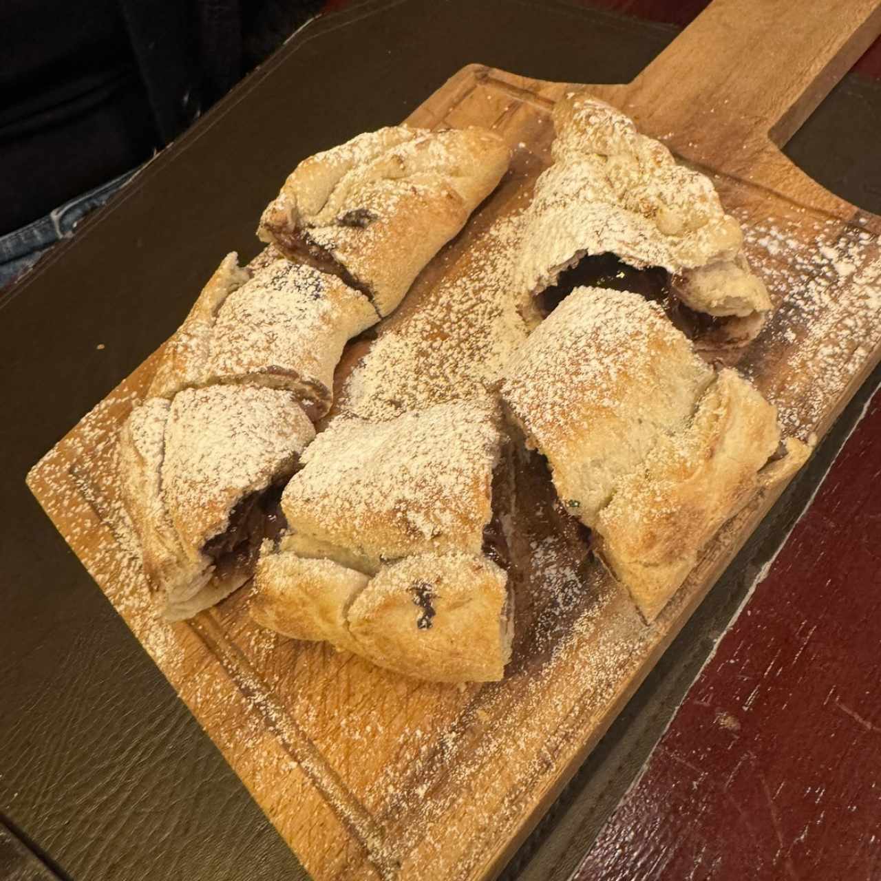 Rollos de Pizza con Crema Nutella