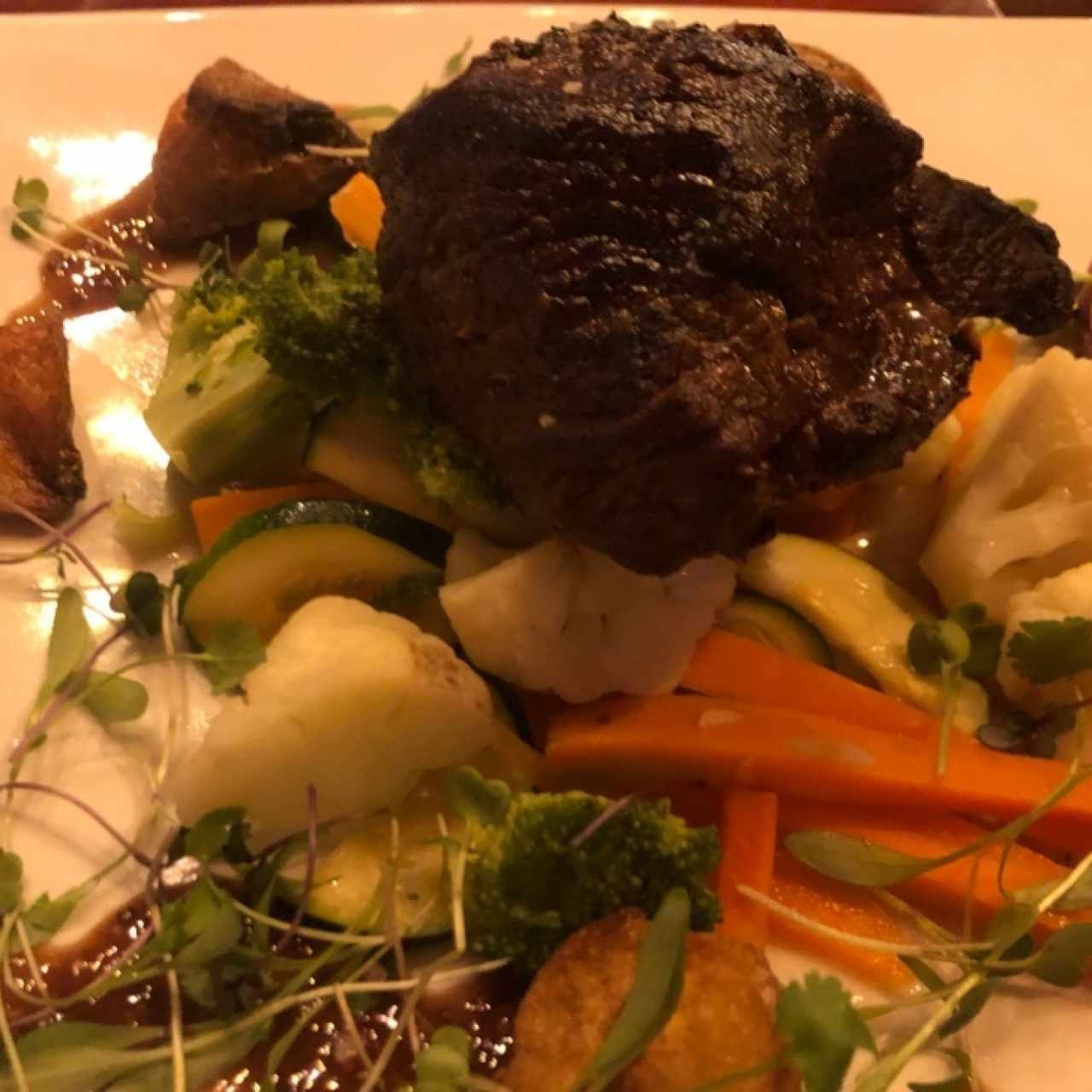 Filete de Res con Vegetales