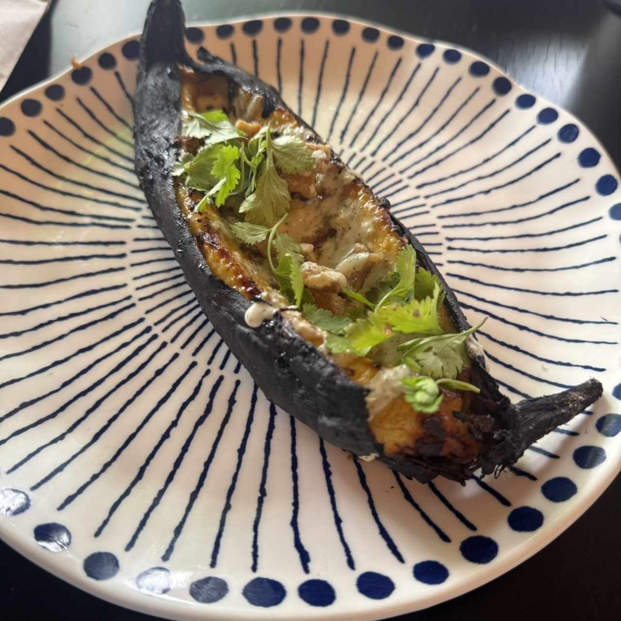 Plátano con Chicharrón 