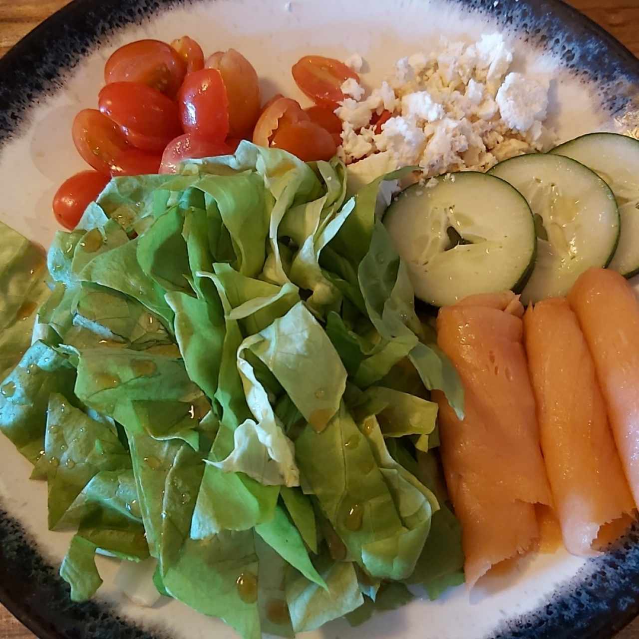 ensalada de salmon