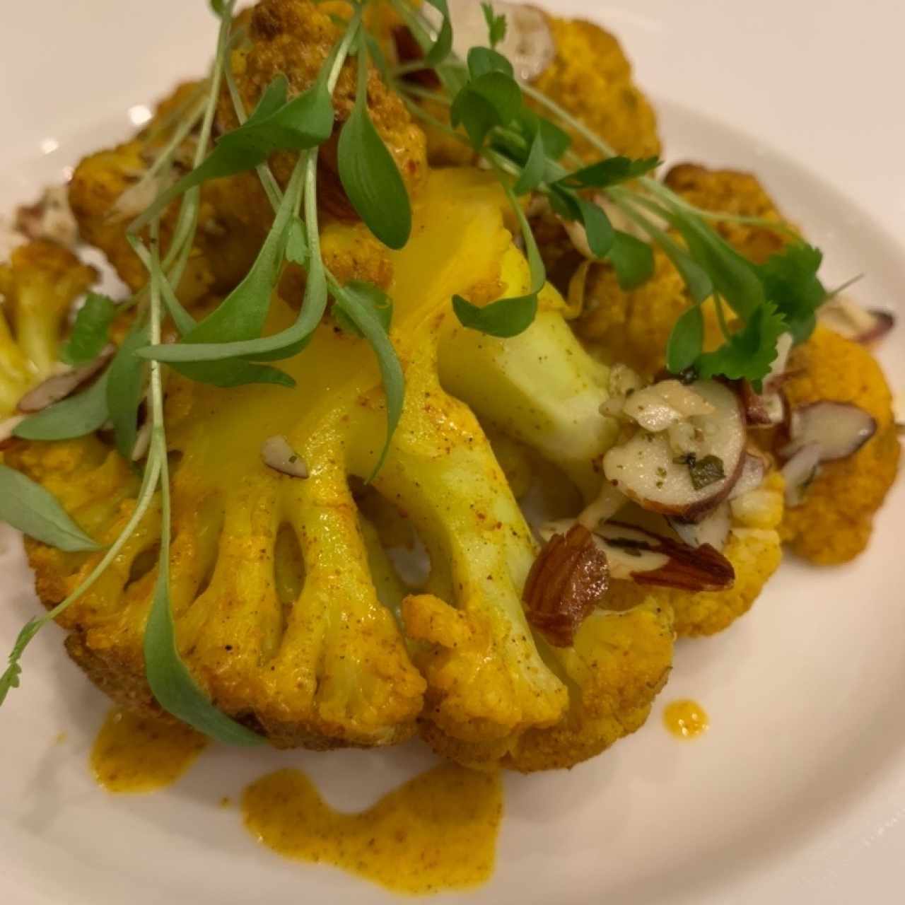 coliflor al curry 