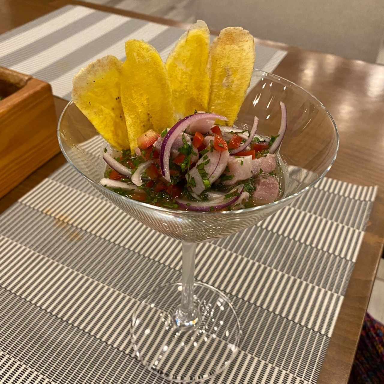 ceviche de trucha 