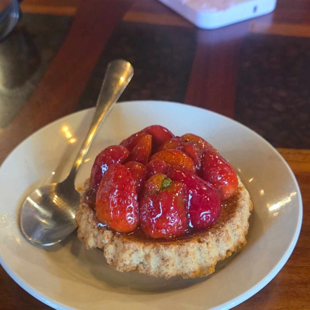 tartaleta con fresas 