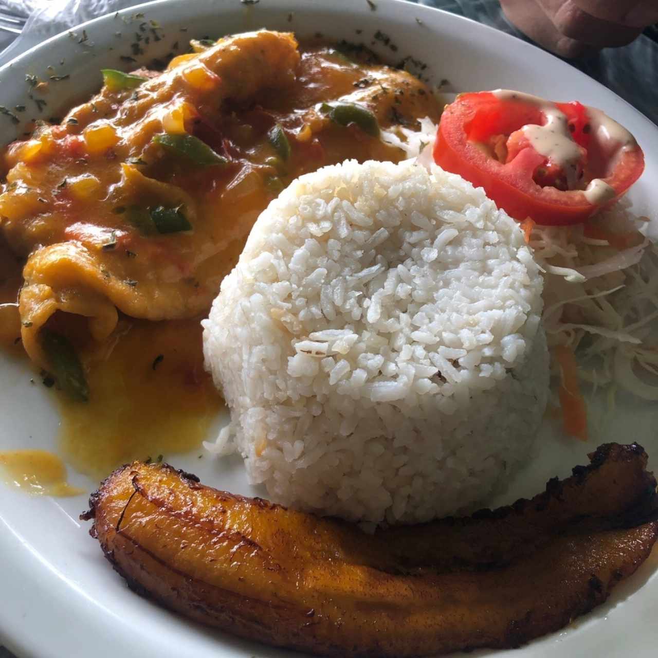 filete en salsa de marisco