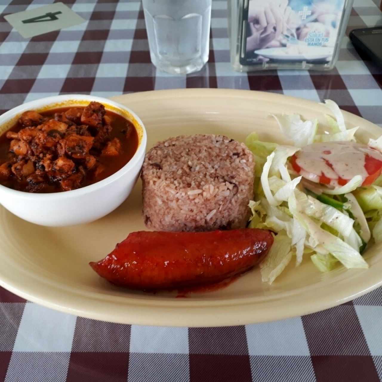 Pulpo a la caribeña
