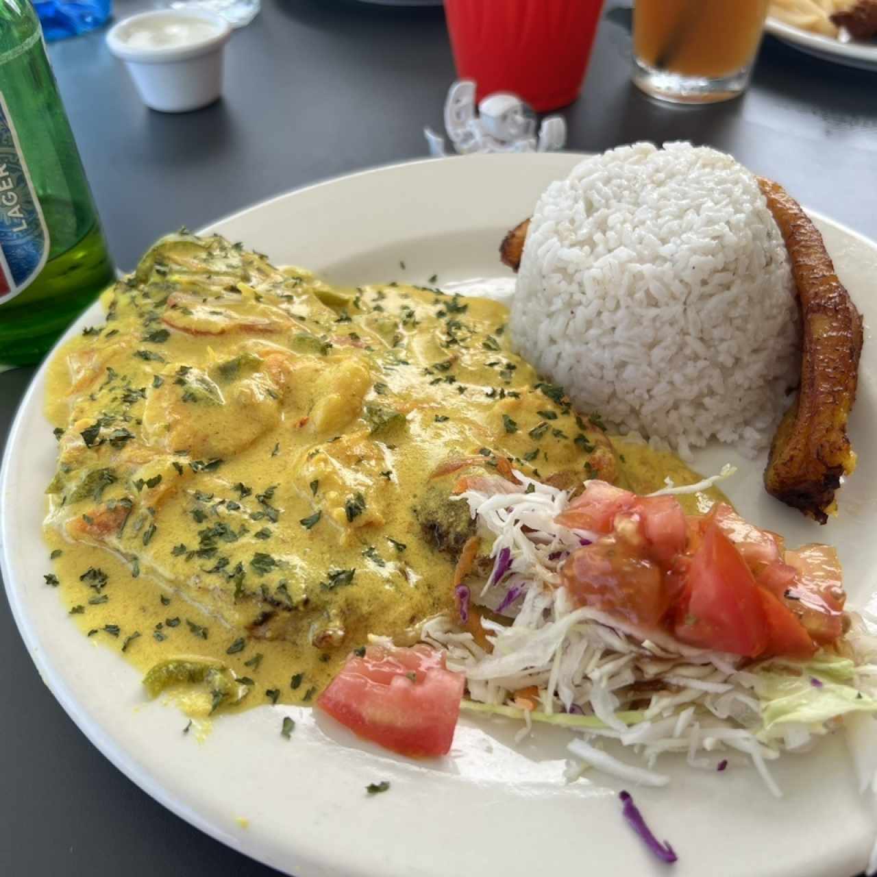 Filete de pescado a lo macho