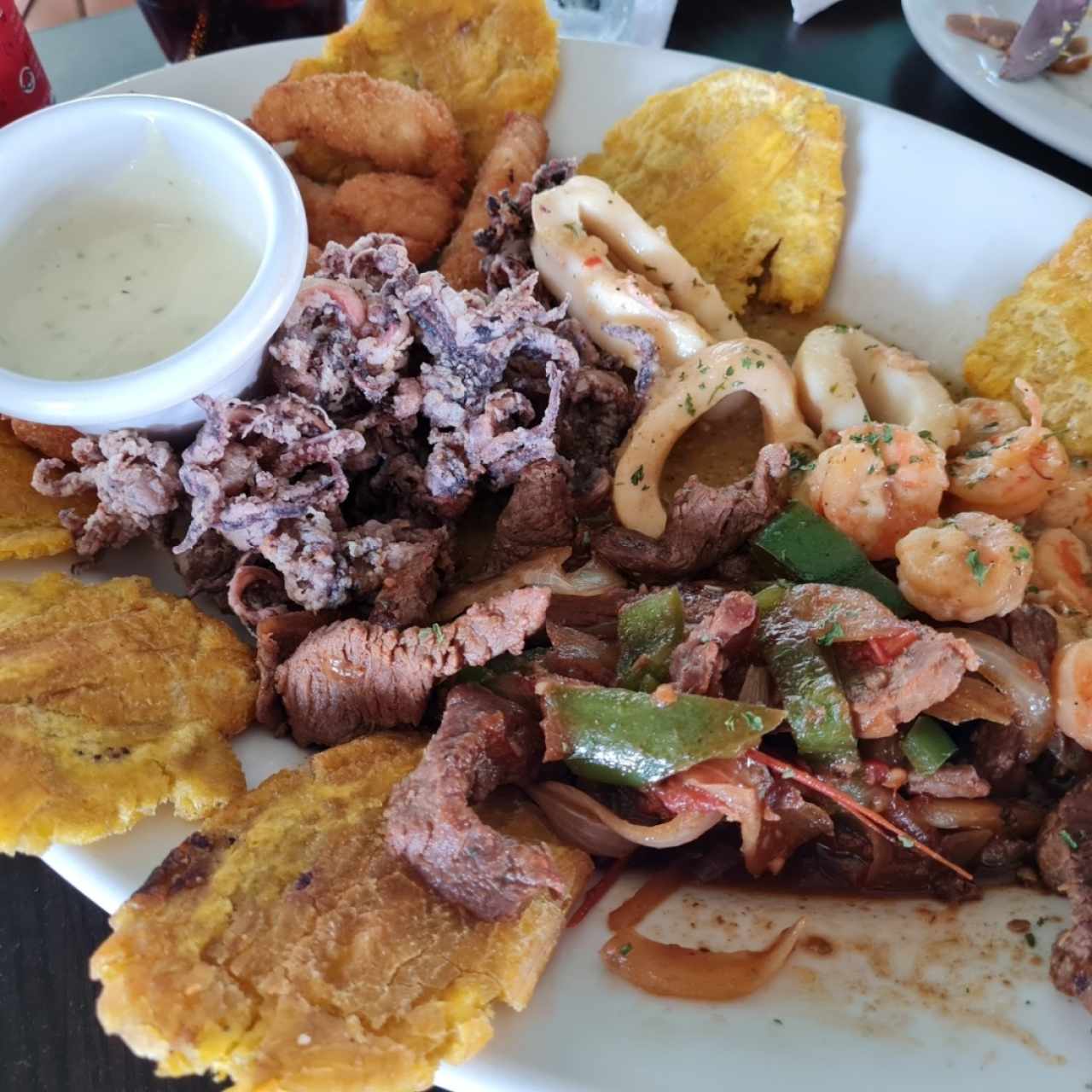 picada mixta mar y tierra