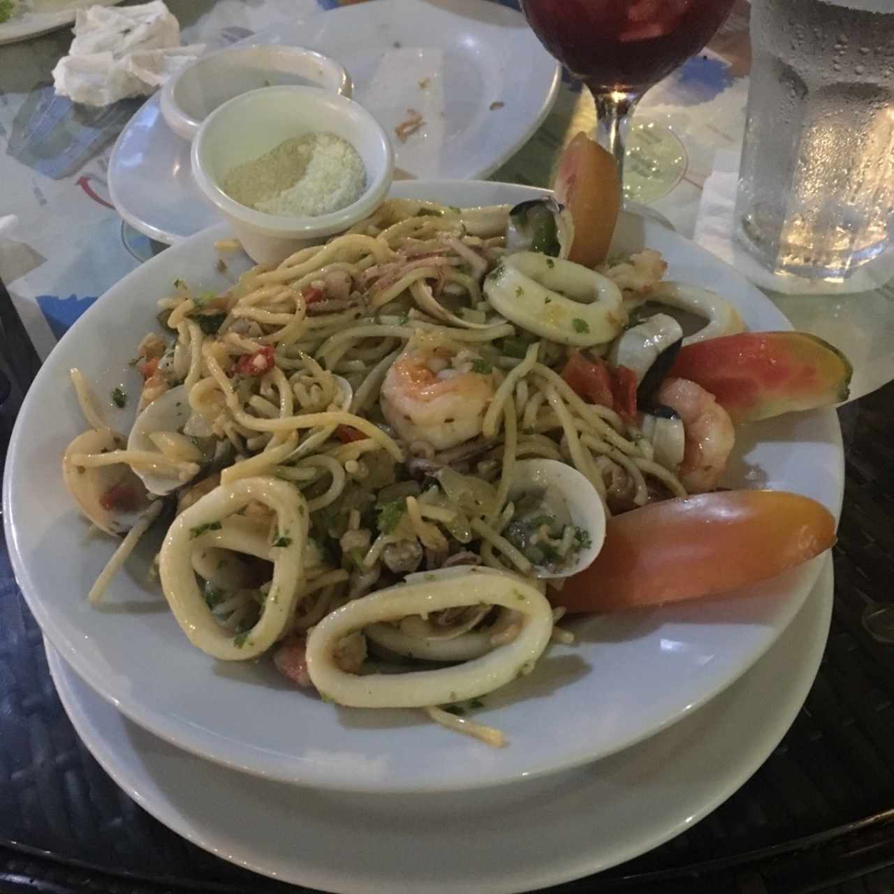 Spaghetti a la marinera 