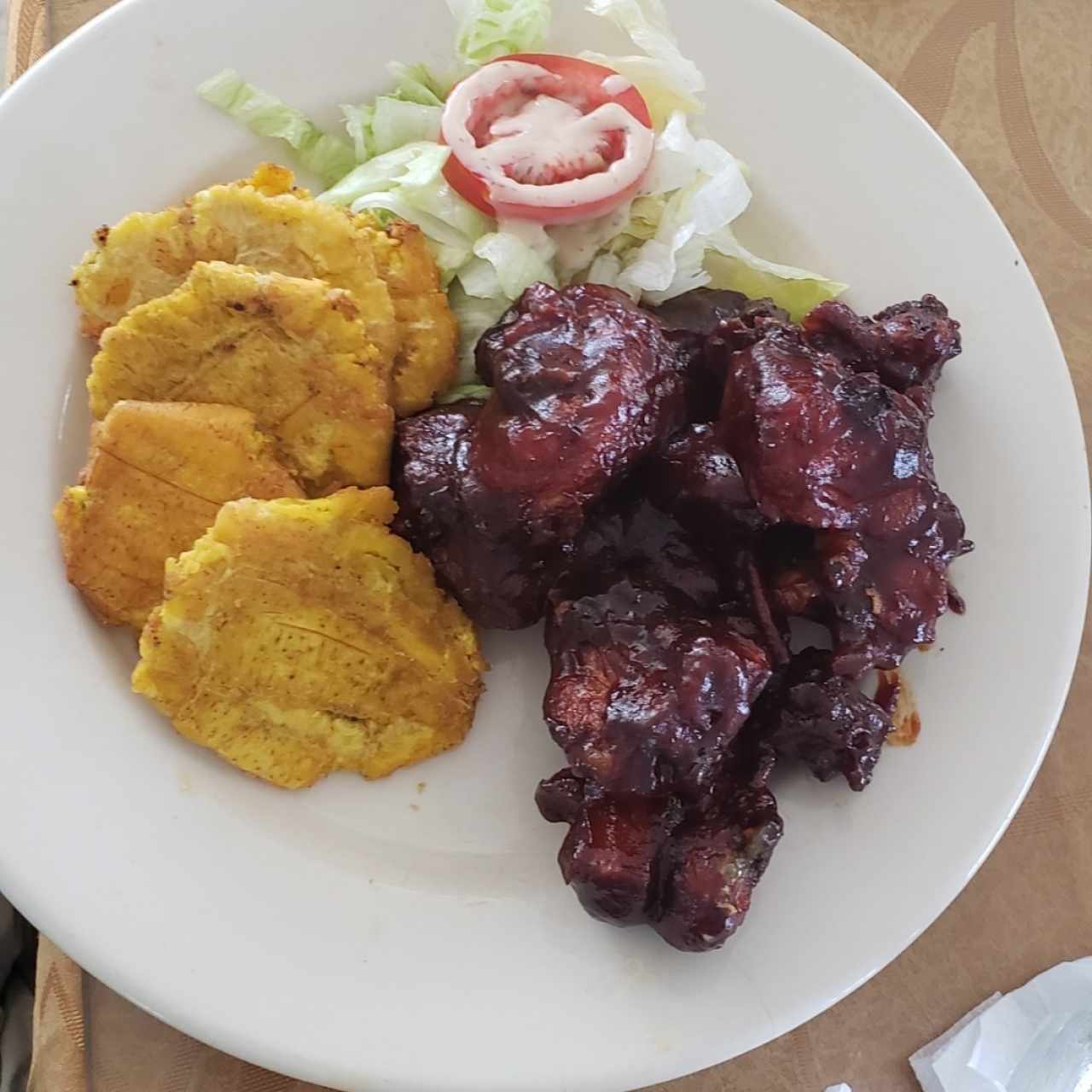 1/4 pollo BBQ
