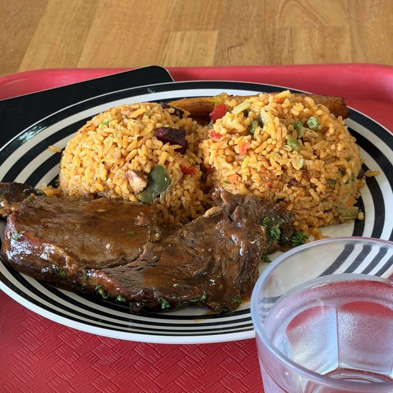 Comida del dia con arroz