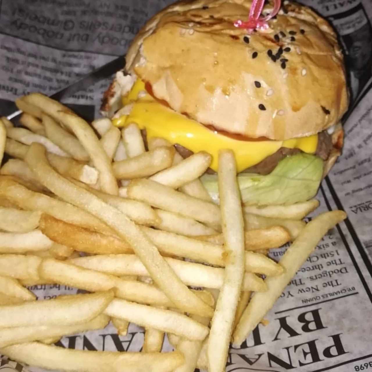 hamburguesa clásica 