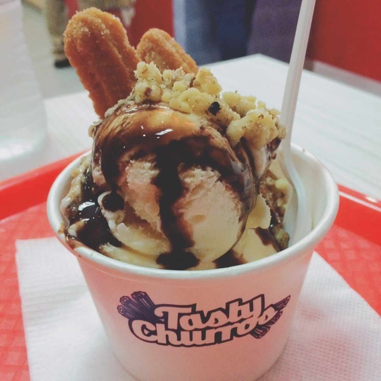 Churro Sundae