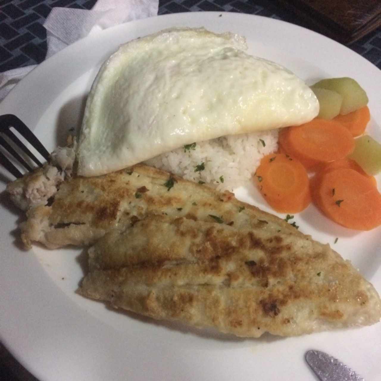 corvina a la plancha 