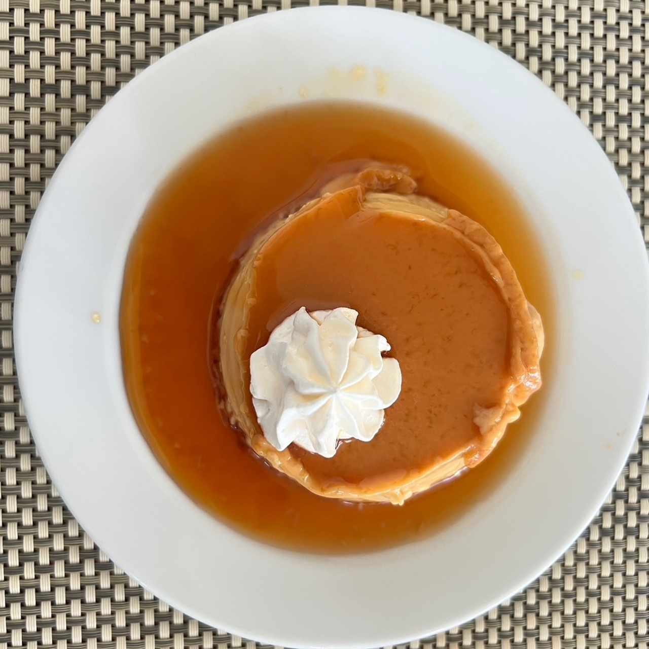 Flan de naranja