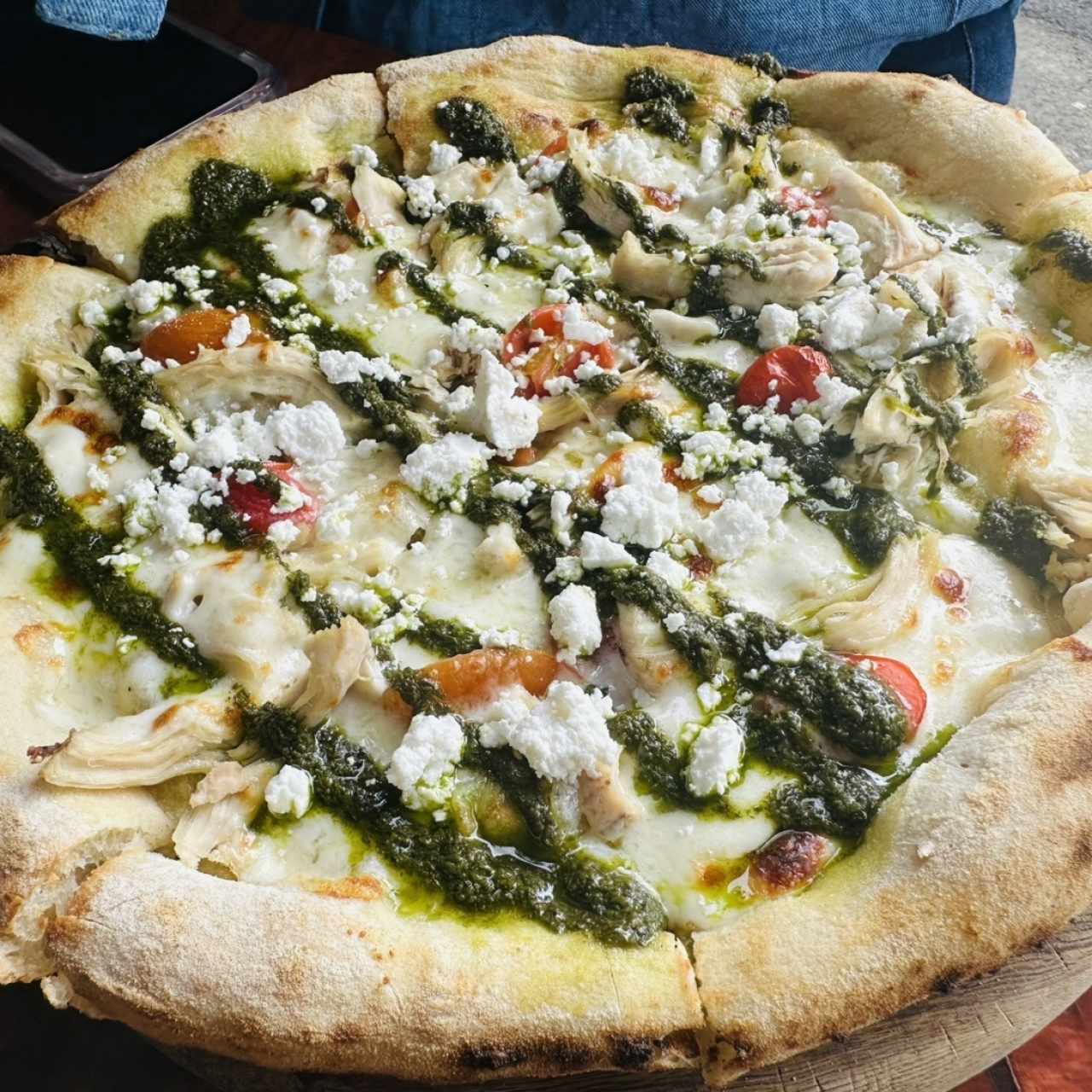 Pizza Napoletana - Pollo & Pesto