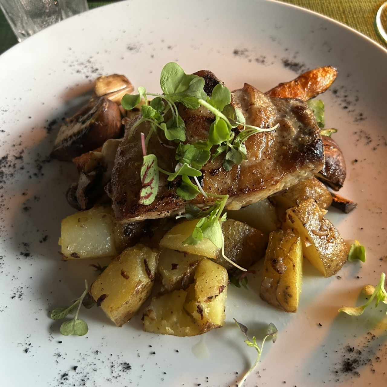 Corvina al horno de leña
