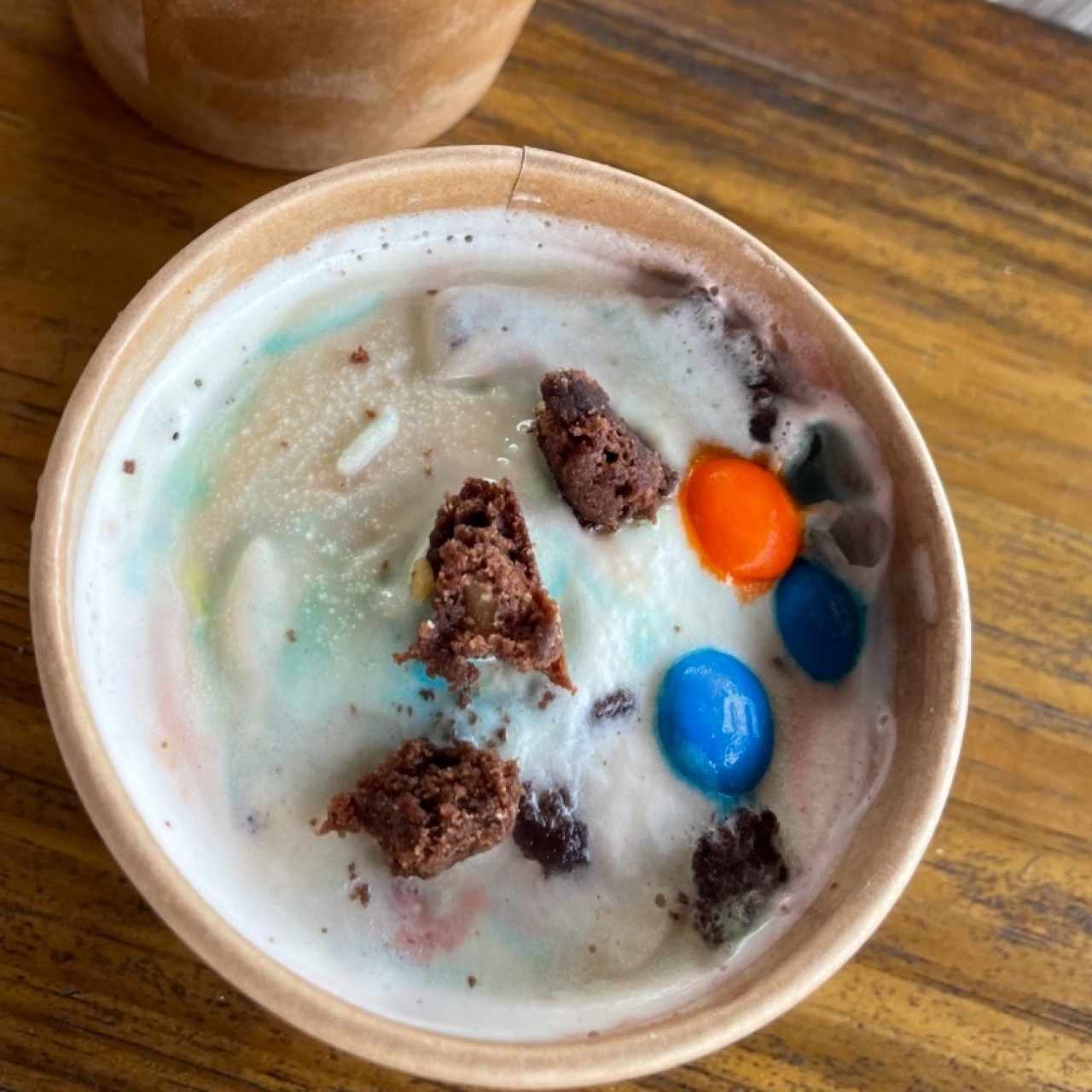 Helado de M&M