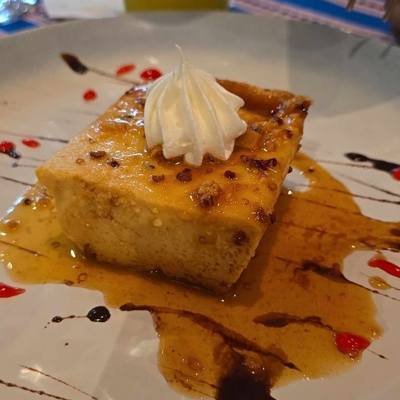 Flan de la casa