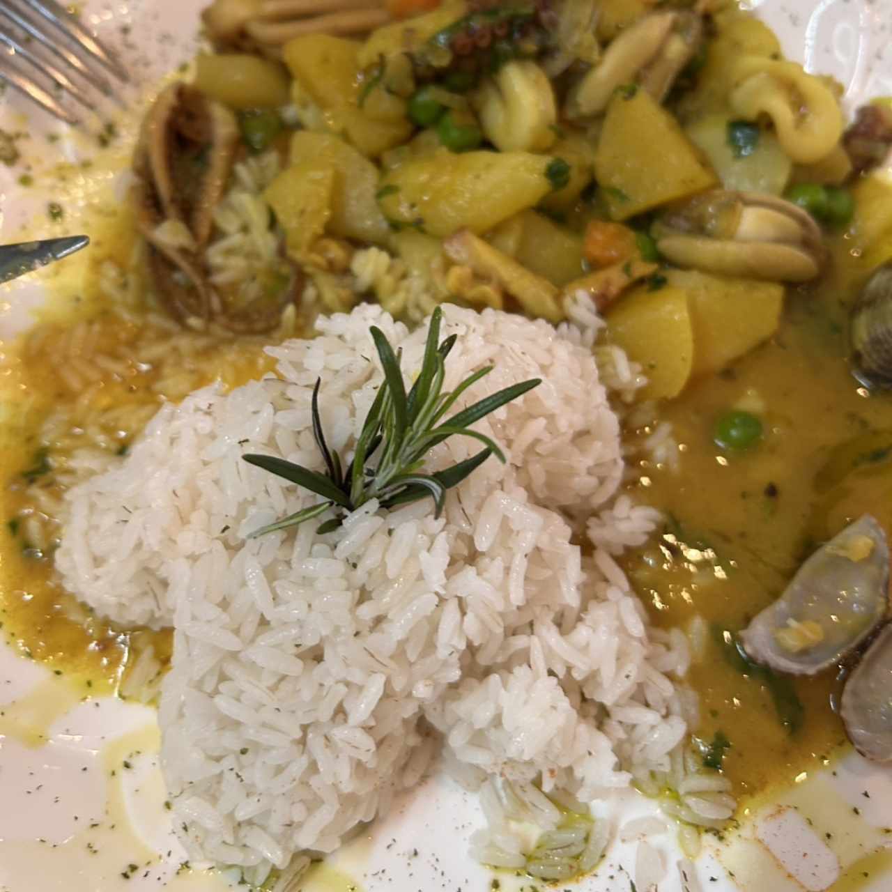 Mariscos Salteados