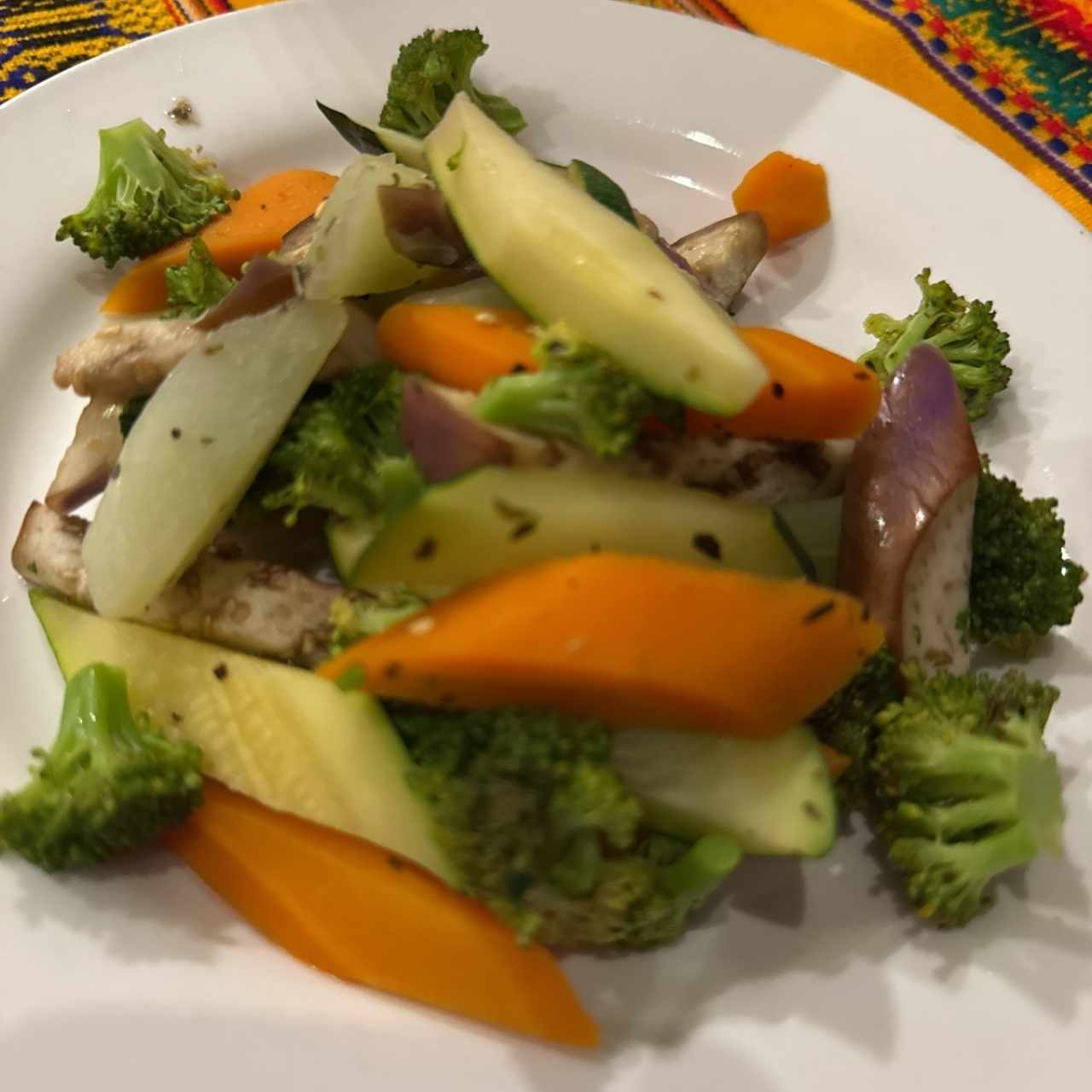 Vegetales al vapor 